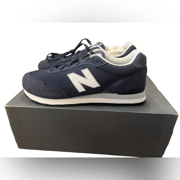 NIB New Balance Men’s 515 Retro Navy Suede/Mesh Sneakers in size 11 - Picture 4 of 8